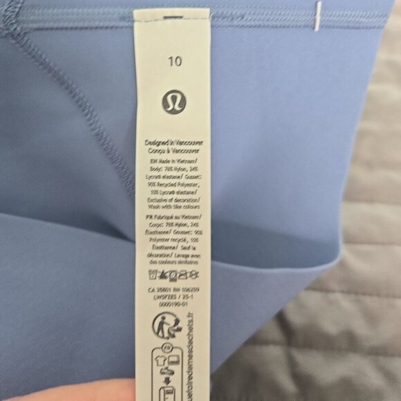 NWT Lululemon Glow Up Super High-Rise Tight 25" - 10 Washed Denim - Picture 7 of 7